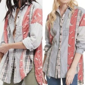 Free people button top